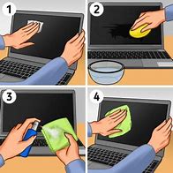 Image result for How to Clean a Laptop Words