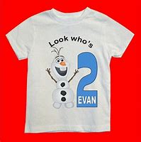 Image result for Olaf Birthday Shirt Images