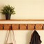 Image result for Wall Mounted Coat Rack with Shelf