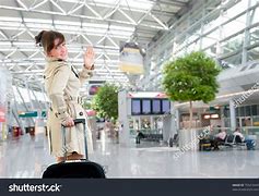 Image result for Woman Goodbye Airport