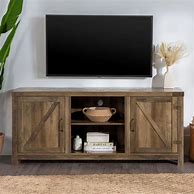 Image result for Woven Paths Farmhouse Sliding Barn Door TV Stand