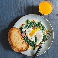Image result for Baked Eggs with Creamed Spinach