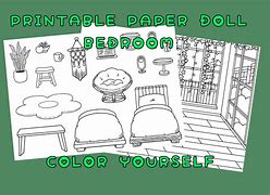 Image result for Printable Doll Bed