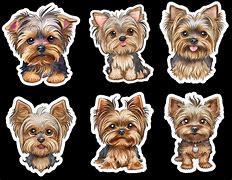 Image result for Yorkie Stickers
