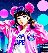 Image result for Japan City at Night Anime Car Background