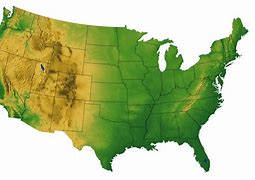 Image result for United States Terrain Map