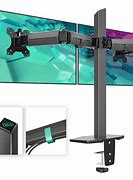 Image result for Dual Computer Monitor Floor Stand