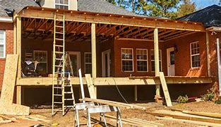 Image result for How to Build a Roof Over an Existing Deck