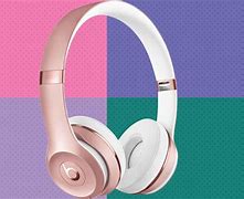 Image result for Beats Headphones Rose Gold Accent