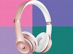 Image result for Beats Headphones Rose Gold Accent