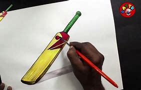 Image result for Drawing Samoan Cricket Bat