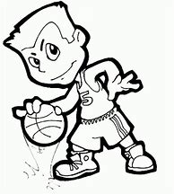 Image result for Basketball Player Coloring Pages