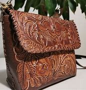 Image result for Tooled Leather Purse