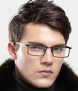 Image result for Black Rectangle Eyeglasses