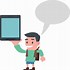 Image result for Using iPad Cartoon Boy