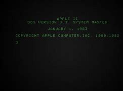 Image result for Apple IIe Boot Screen