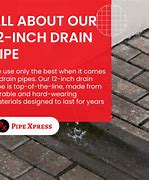 Image result for 12-Inch Drain Pipe