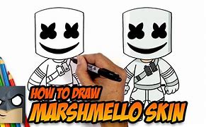 Image result for How to Draw Skin Marshmello Fortnite