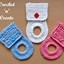 Image result for Crochet Pattern Dish Towel Holder
