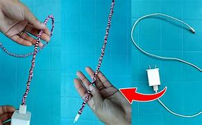 Image result for DIY Charger Cable Protector