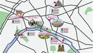Image result for Champs Elysees Map