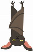 Image result for Cartoon Bat Hanging Upside Down