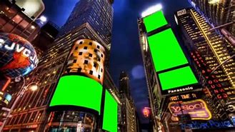 Image result for Buildings with TV Green Screen On Building
