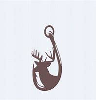 Image result for Deer and Fish Hook SVG