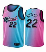 Image result for Miami Heat Jersey Black Pink and Blue