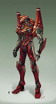 Image result for Evangelion Anime Humanoid Robot