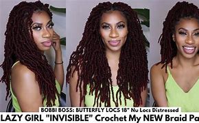 Image result for Invisible Butterfly Locs