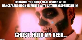 Image result for Ghost Holding Beer and Wine