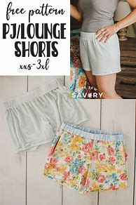 Image result for Pajama Shorts Sewing Pattern