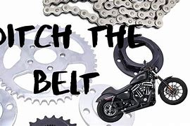 Image result for Motorcycle Chain to Belt Conversion