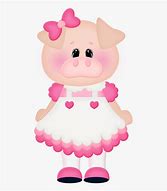 Image result for Cute Cartoon Girl Pigs