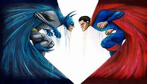Image result for Batman vs Superman Painting