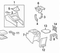 Image result for Toyota Center Console Parts