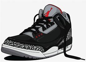 Image result for Jordan 3 Cement in Cartoon