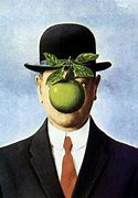 Image result for Man with Apple for Face