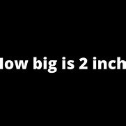 Image result for How Big Is 2 Inch