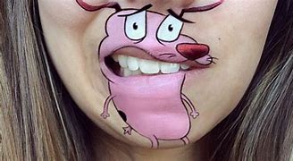 Image result for Funny Lip Makeup
