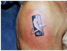 Image result for NBA Logo Tattoo
