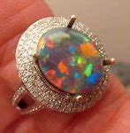 Image result for Opal Stone Engagement Ring