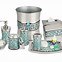 Image result for Teal and Silver Bathroom Accessories