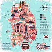 Image result for Korea Tourist Map