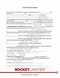Image result for Lawn Care Service Contract Template