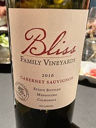 Bliss Family Cabernet Sauvignon Bliss Family に対する画像結果