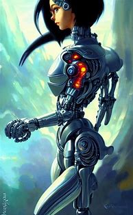 Image result for Concept Art of Cyborg Battles