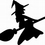 Image result for Cartoon Witch Silhouette