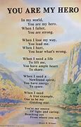 Image result for Thank You Hero Poem